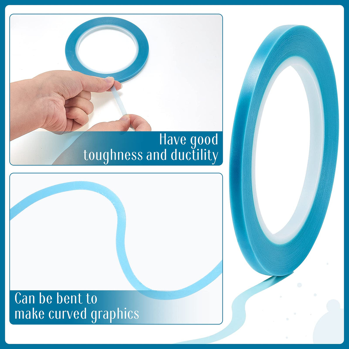 Xuniea automotive masking tape with strong adhesion for clean edges.