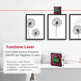XUNTOP angle finder IP54 dustproof and waterproof design.