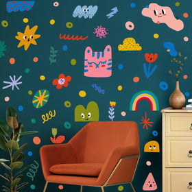 XUOIAYNB clouds wall sticker creates dreamy ambiance in bedrooms and playrooms.