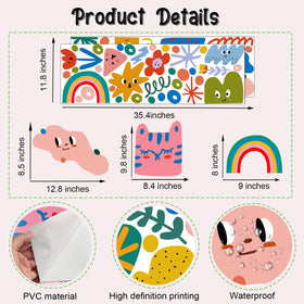 XUOIAYNB wall sticker set offers quick, removable art for any room.