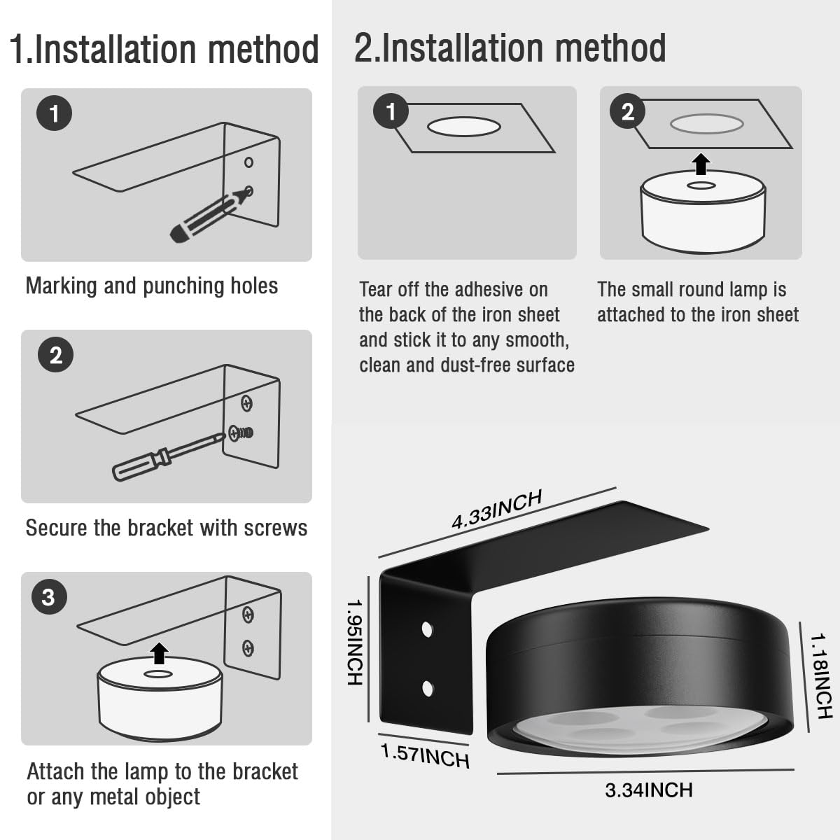 Xuolder dynamic modes for smooth or flashing effects of the wall light