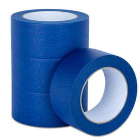 XUXU blue painters tape 2-inch rolls ready for painting projects with clean masking.