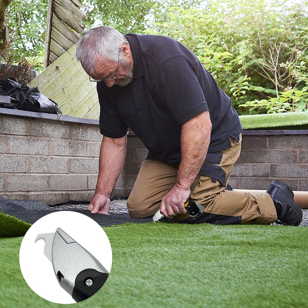 XW 2 pack carpet knives set for versatile carpet and vinyl projects