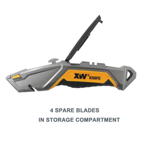 XW anti-slip TPR grip offers secure handling during precise cuts.