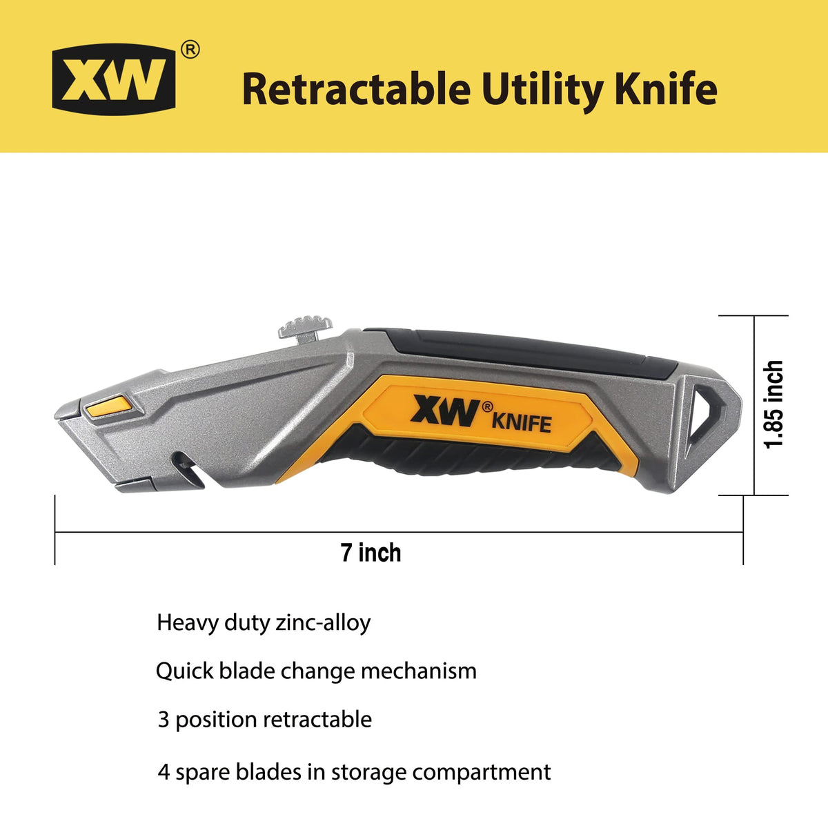 XW SK5 blades provide a sharp edge for clean cuts on cardboard and packaging.