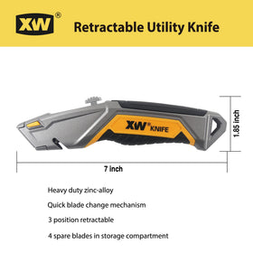 XW SK5 blades provide a sharp edge for clean cuts on cardboard and packaging.