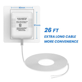 Xwartre doorbell transformer compatible with Nest and Ring for seamless operation