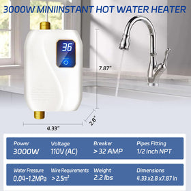 xwdzswgs energy-efficient instant hot water heating