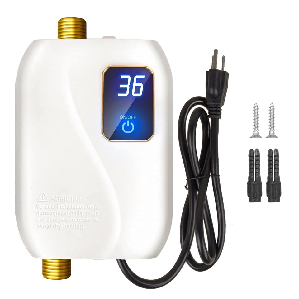 xwdzswgs tankless water heater with digital display for instant hot water