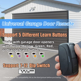 X X-HOUSE Universal Remote Chamberlain compatibility enables quick entry