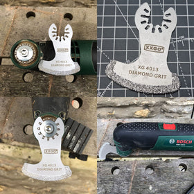 XXGO adapter-ready blades compatible with many multi-tools via our adapter.