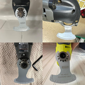 XXGO high-diamond grit blades offer durable performance for grout joints.