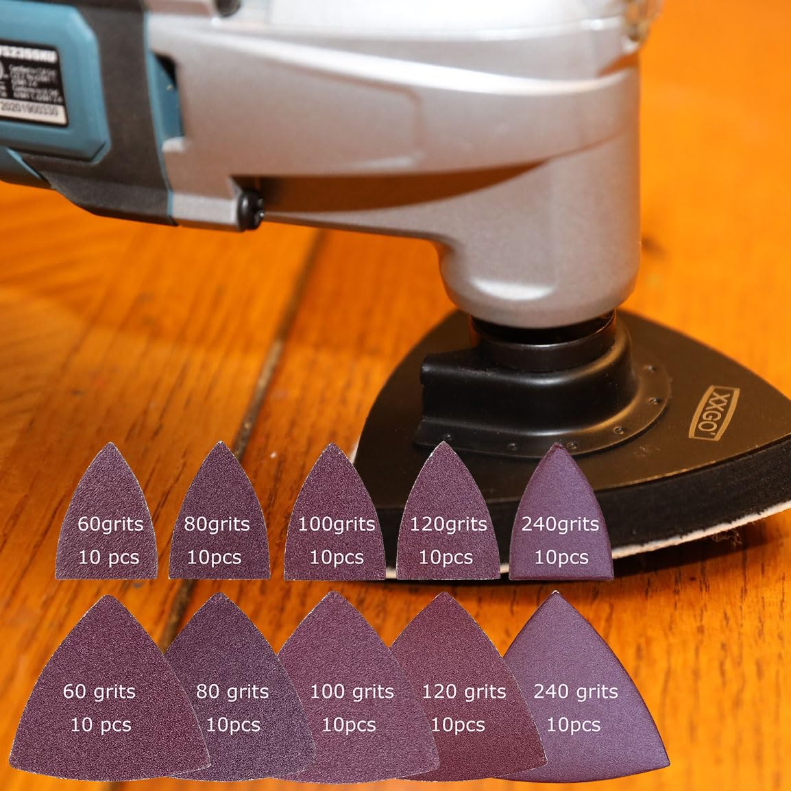 XXGO three finger pads enable detailed edge work.