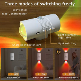 XXMANX Four-level brightness lets you choose soft or bright lighting.