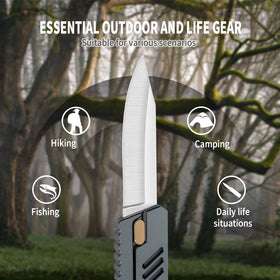 XXOK edc pocket knife with aluminum handle enables reliable one-handed use