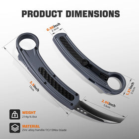 XXV retractable box cutter style knife for quick outdoor tasks.