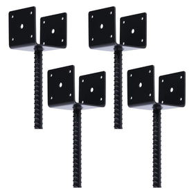 XYADX concrete fence post base 4x4 for stable outdoor fencing.