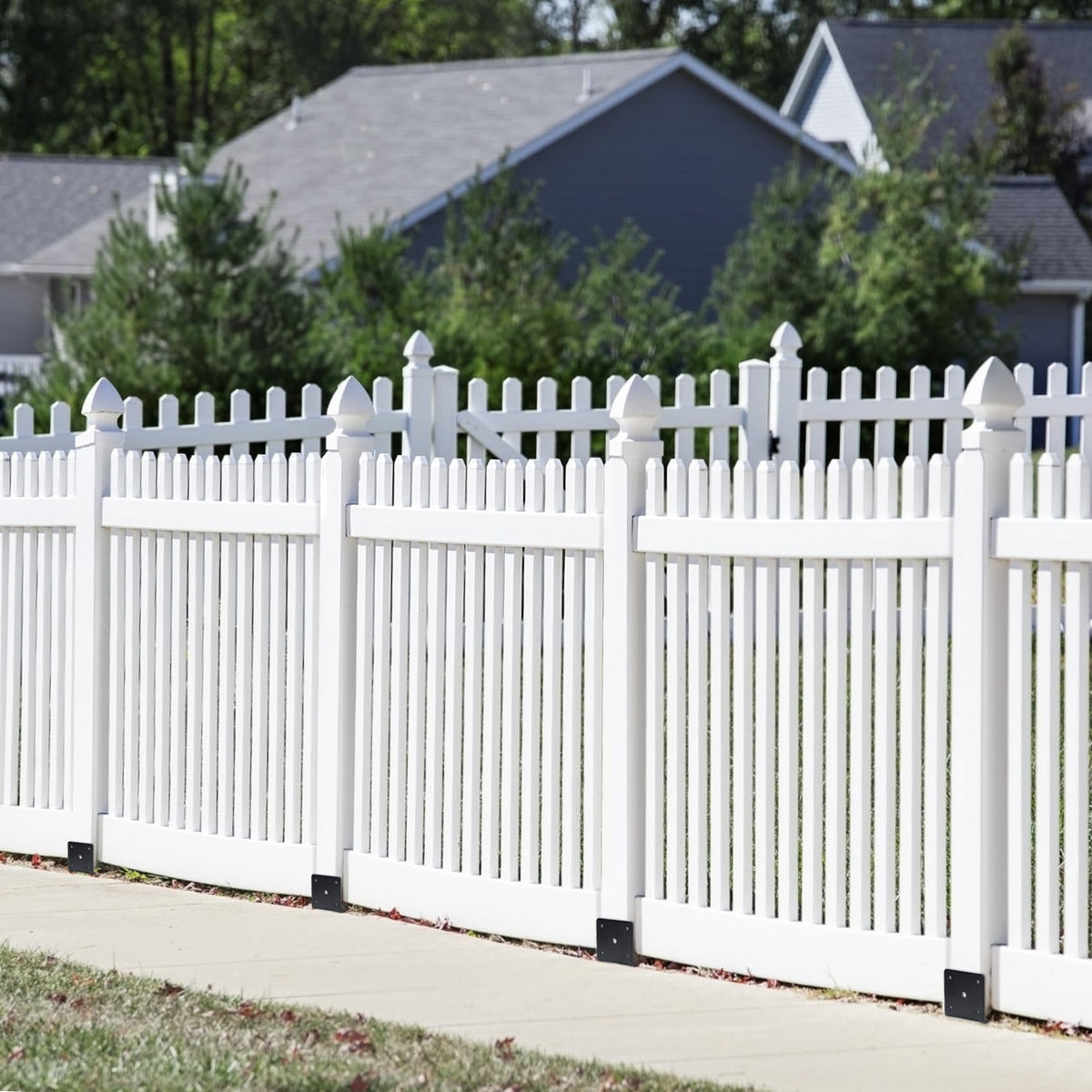 XYADX post anchors protect wood by reducing moisture contact.