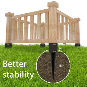 XYADX fence post anchor 24in packaging view