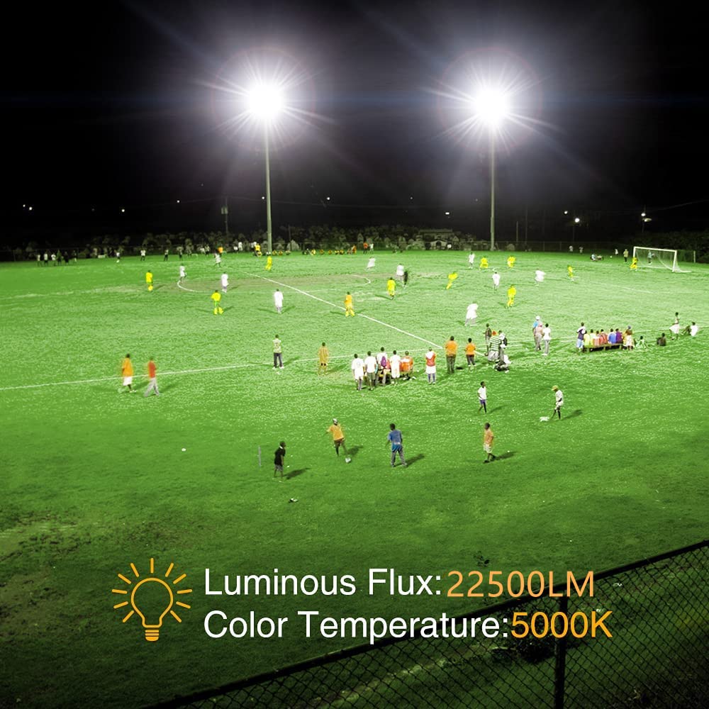 XYCN 200W flood light rear heat sink promotes reliable cooling