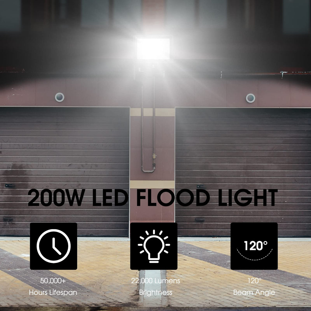 XYCN 200W flood light stadium application for large outdoor venues