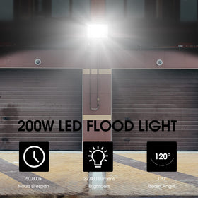 XYCN 200W flood light stadium application for large outdoor venues