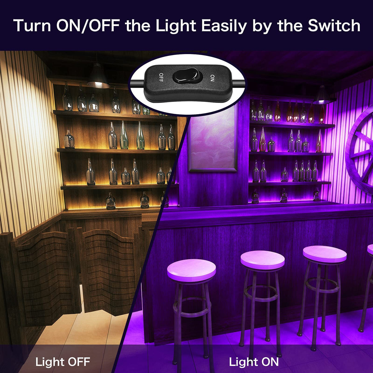 XYCN IP66 waterproof black light designed for indoor and outdoor use