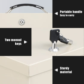 xydled fire safe box durable metal construction resists pressure