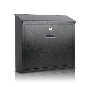 Xydled locking mailbox wall mount with secure key lock for safe mail storage.