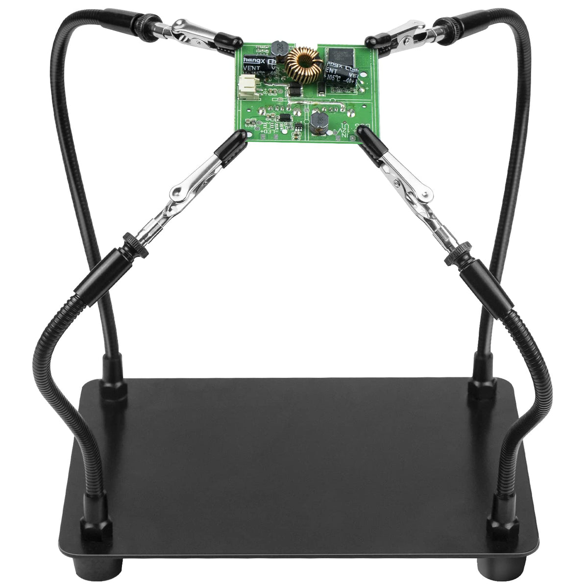 XYK Helping Hands station base offers stable support for delicate soldering projects.