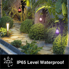 XYRIS solar fairy stake installs quickly with simple ground insertion