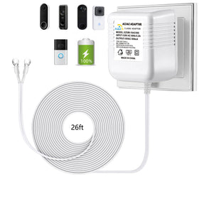 XZGm video doorbell transformer delivers stable 18V power for smooth operation.