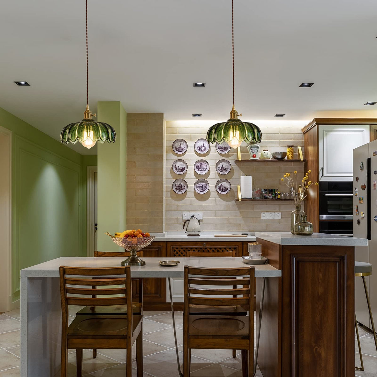 XZHGCEE kitchen island pendant lamp enhances task lighting and style.