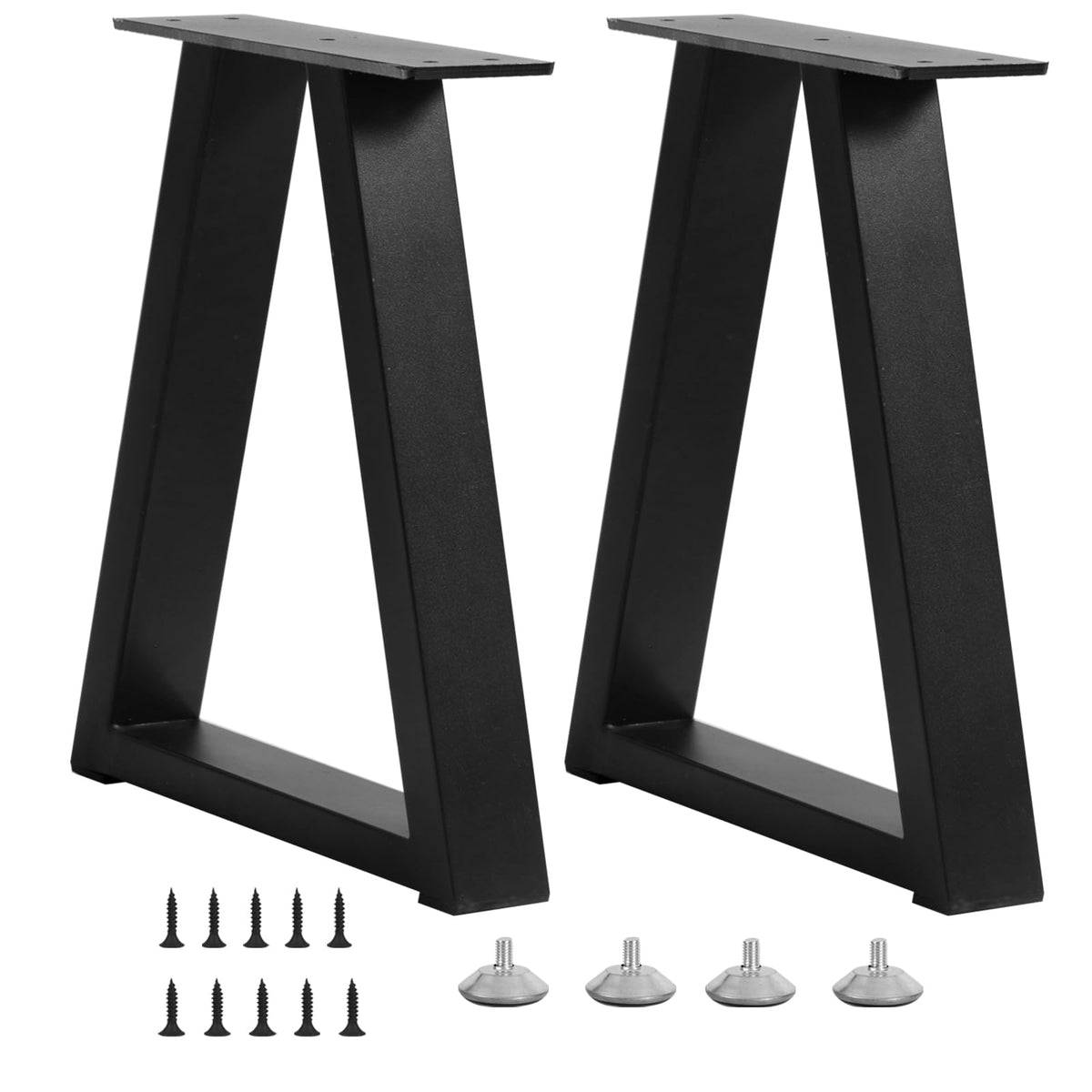 Y-CFHFC 16inch trapezoid bench legs provide sturdy support for DIY coffee tables.