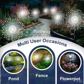 YaaFen easy-install solar pathway lights add quick, pet-safe lighting.
