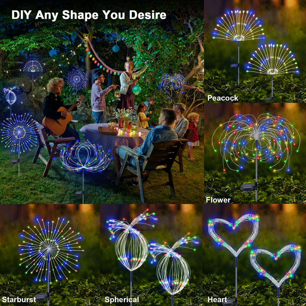 YaaFen twinkling mode adds dynamic ambiance to outdoor decor