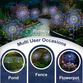 YaaFen multicolor LEDs enhance yard decor for holidays and celebrations