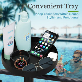 YACONA adjustable bars offer flexible towel storage for towels, robes, or swim bags