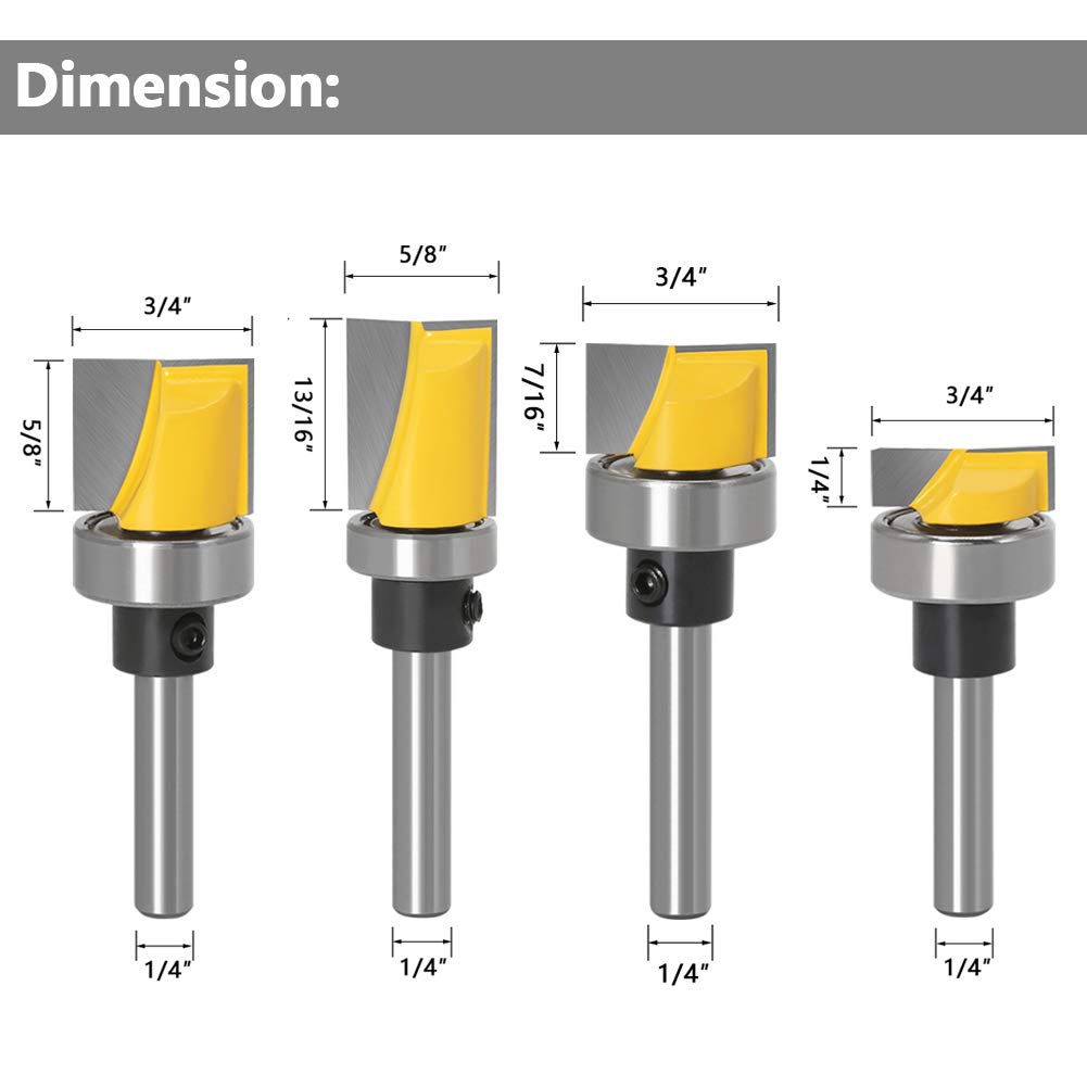 Heat-treated alloy blade on YAKAMOZ bits for durable, clean cuts