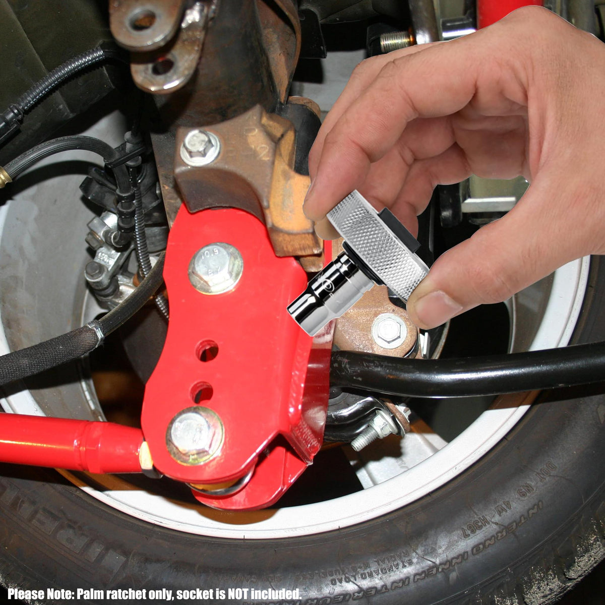 YAKAMOZ 45-teeth ratcheting for smooth fastening in tight spots.