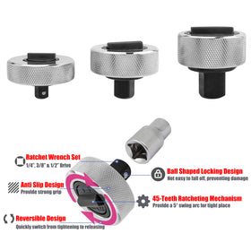 YAKAMOZ thumbwheel ratchet in use for quick adjustments in confined areas.