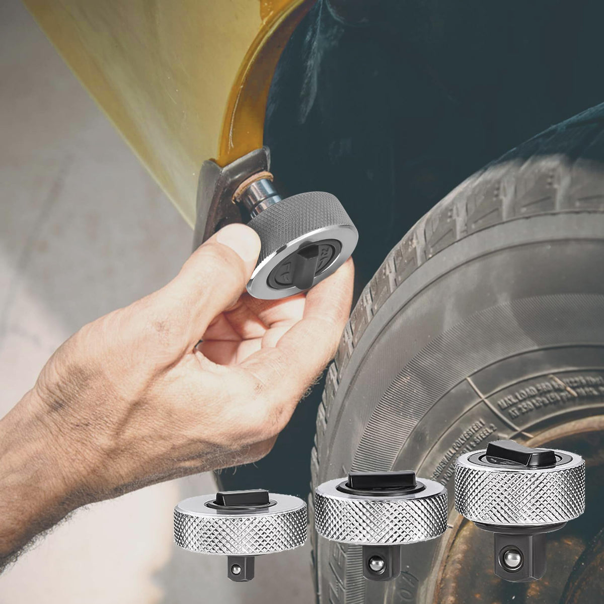 YAKAMOZ compact set ideal for tool bags and on-the-go repairs.