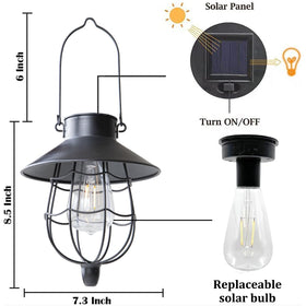 YAKii lanterns feature a durable metal shell with a stylish retro silhouette.