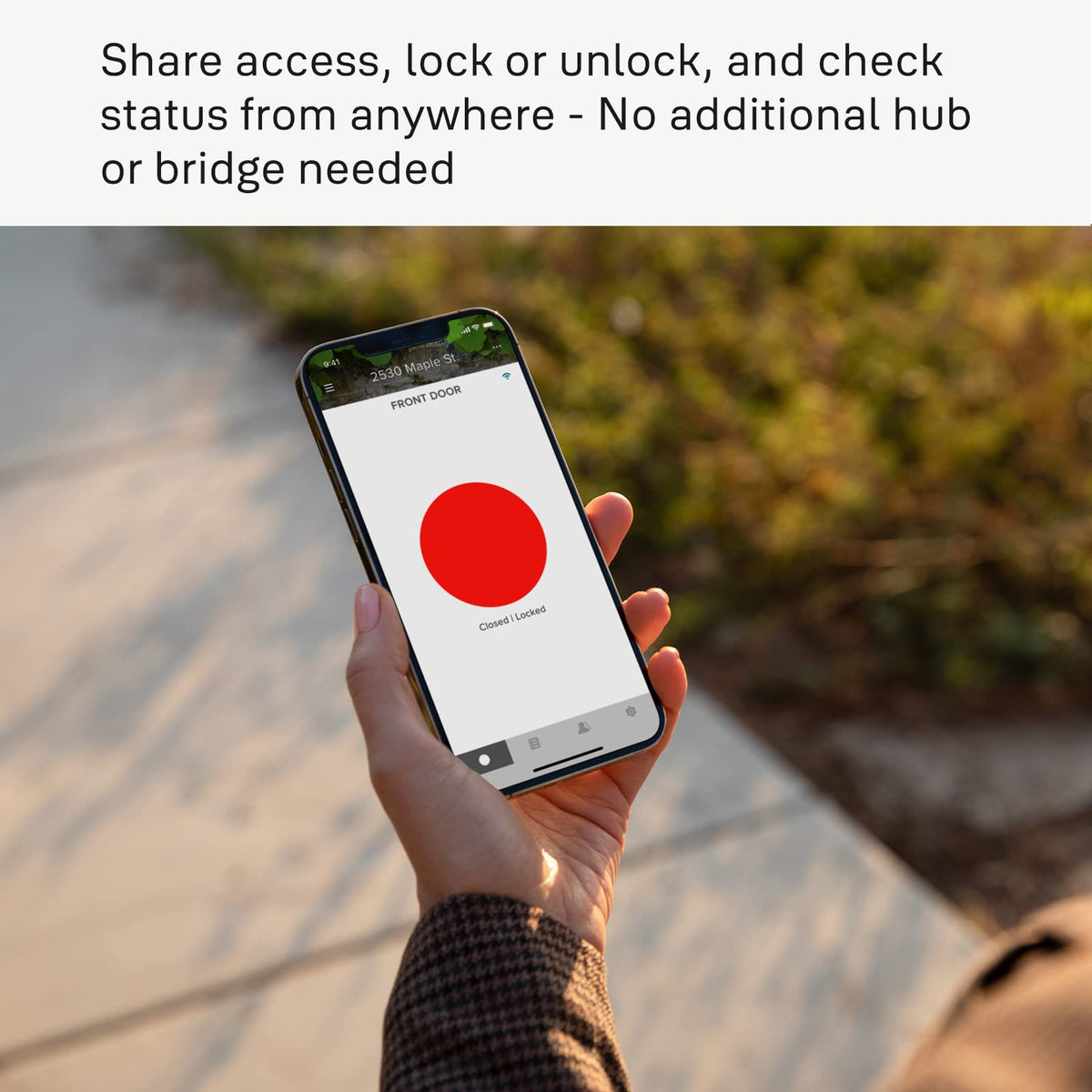 Yale Access app lets you share access from anywhere with activity alerts.