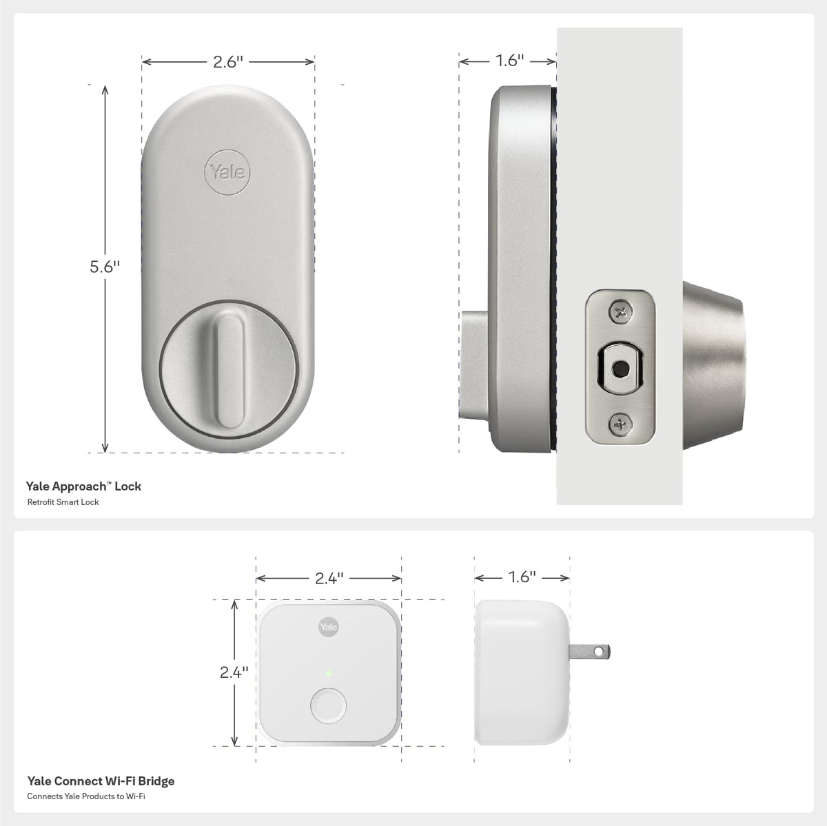 Yale Approach auto-unlock with Doorsense for effortless entry and security
