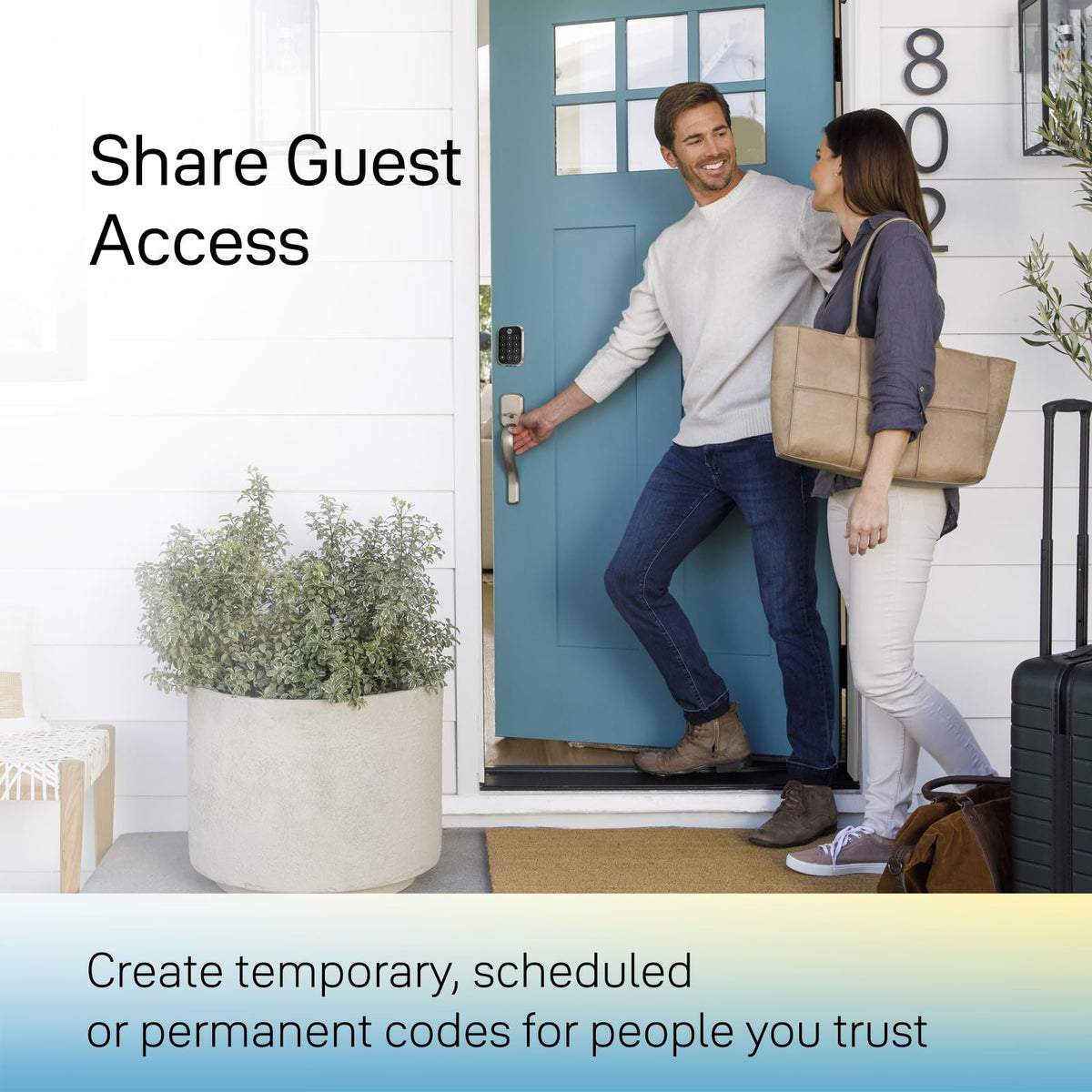Yale Assure Lock 2 Touch satin nickel finish close-up, durable and stylish entry solution.
