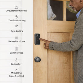 Yale Code DIY installation steps demonstrating quick setup for beginners