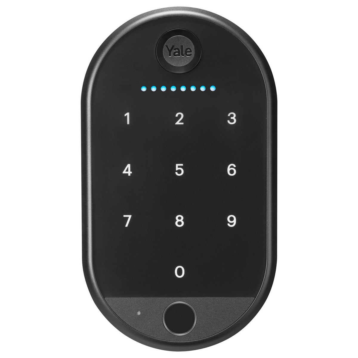 Yale Keypad Touch fingerprint unlock demonstrates quick, secure access for busy mornings.