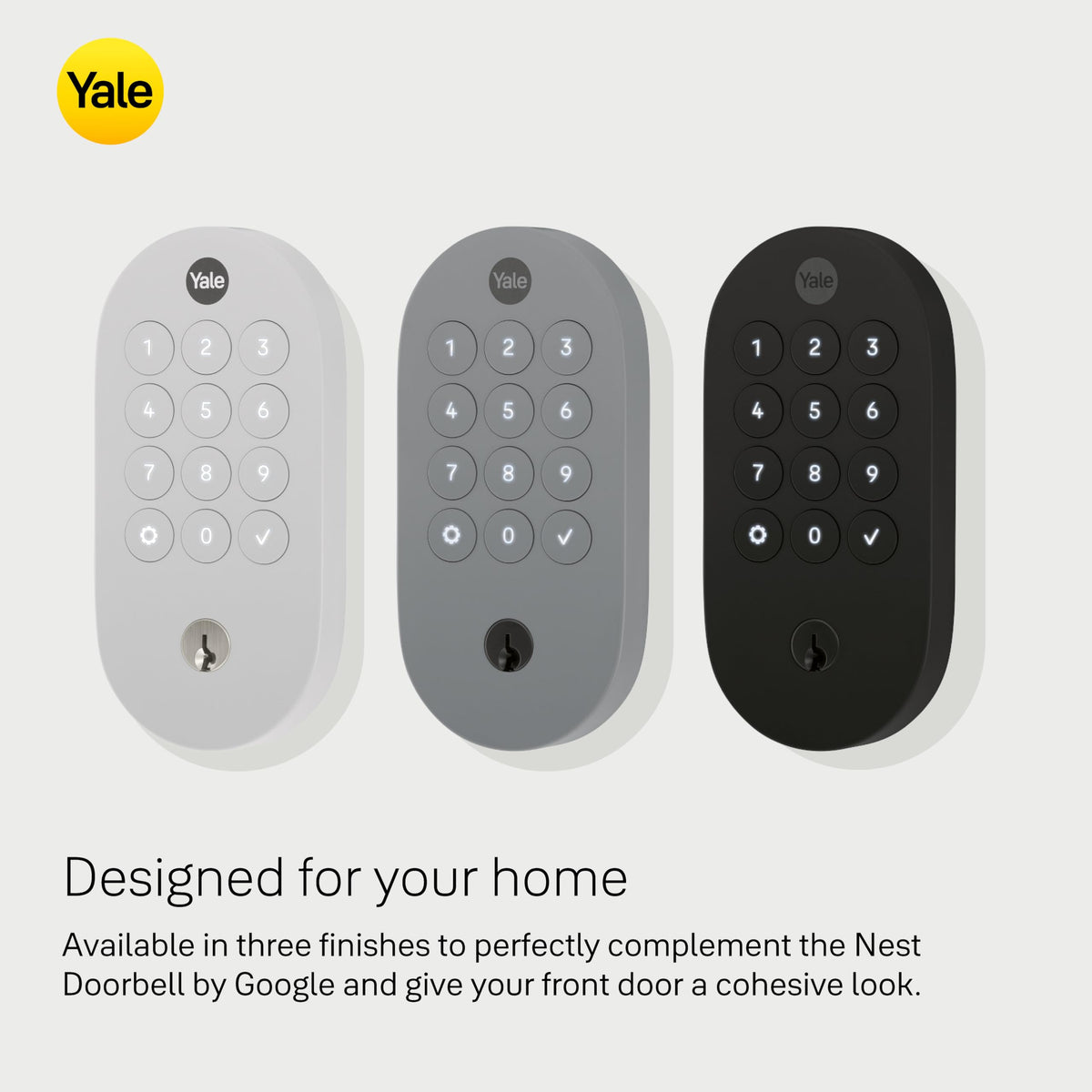 Yale code entry and mobile app use for convenient entry