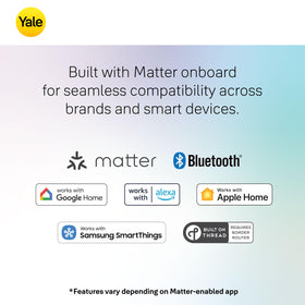 Yale keypad closeup highlights tactile keys and weather-resistant finish